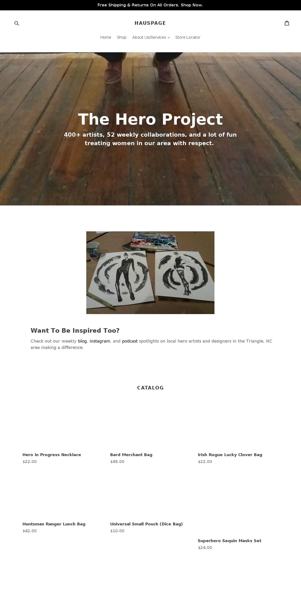 hauspage.com — Shopify storefront screenshot