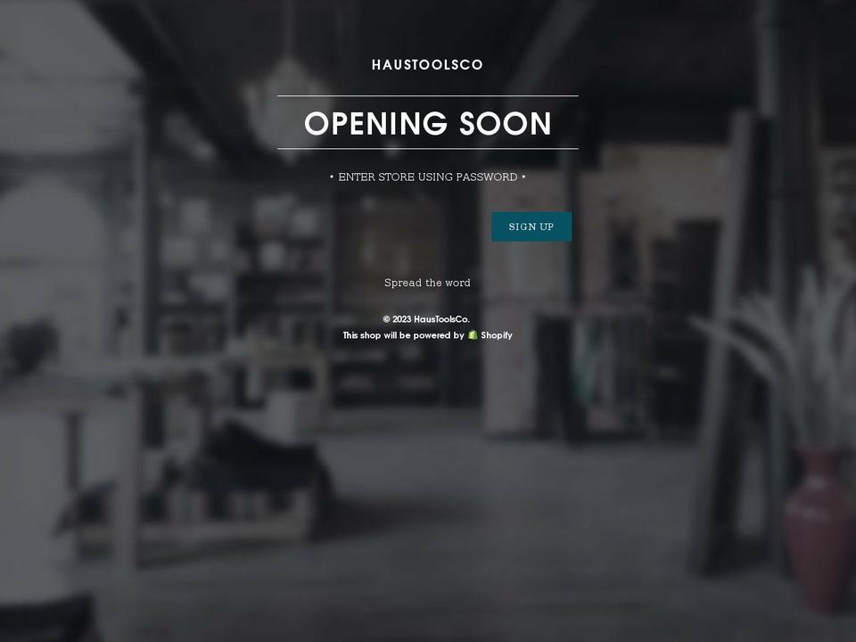 haustoolsco.com shopify website screenshot