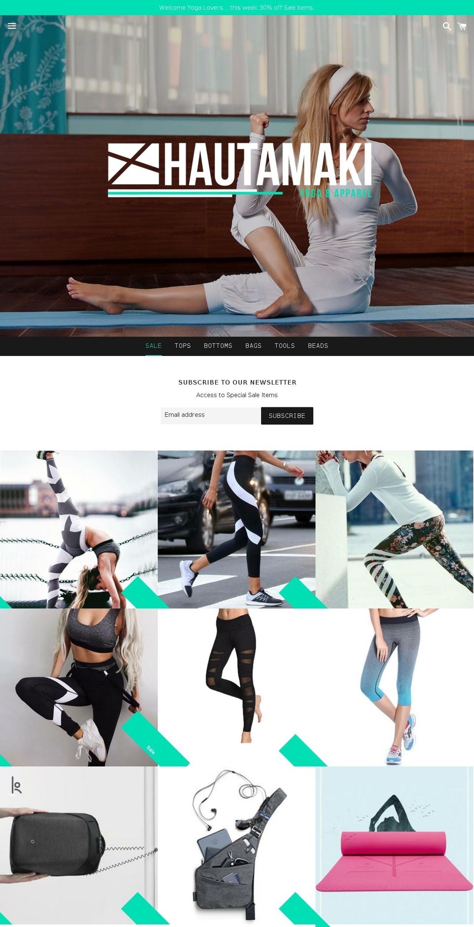 hautamaki.com — Shopify storefront screenshot