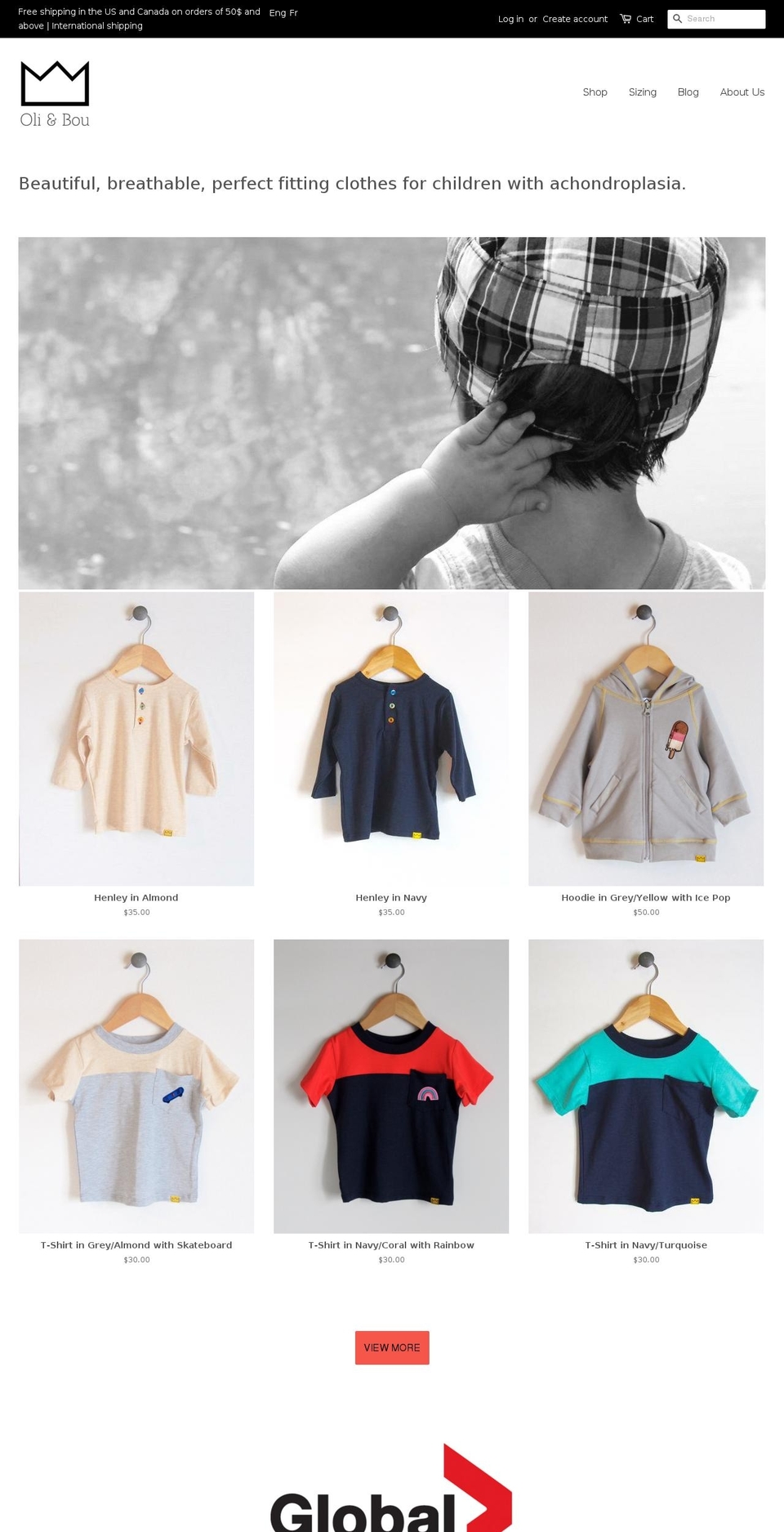 hautcommetrois.com — Shopify storefront screenshot