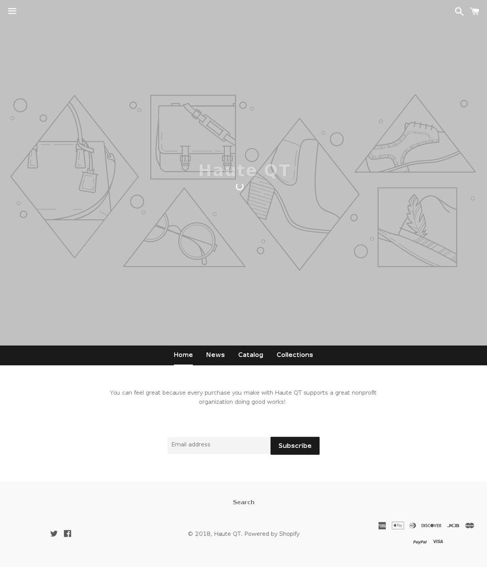 haute-qt.com — Shopify storefront screenshot