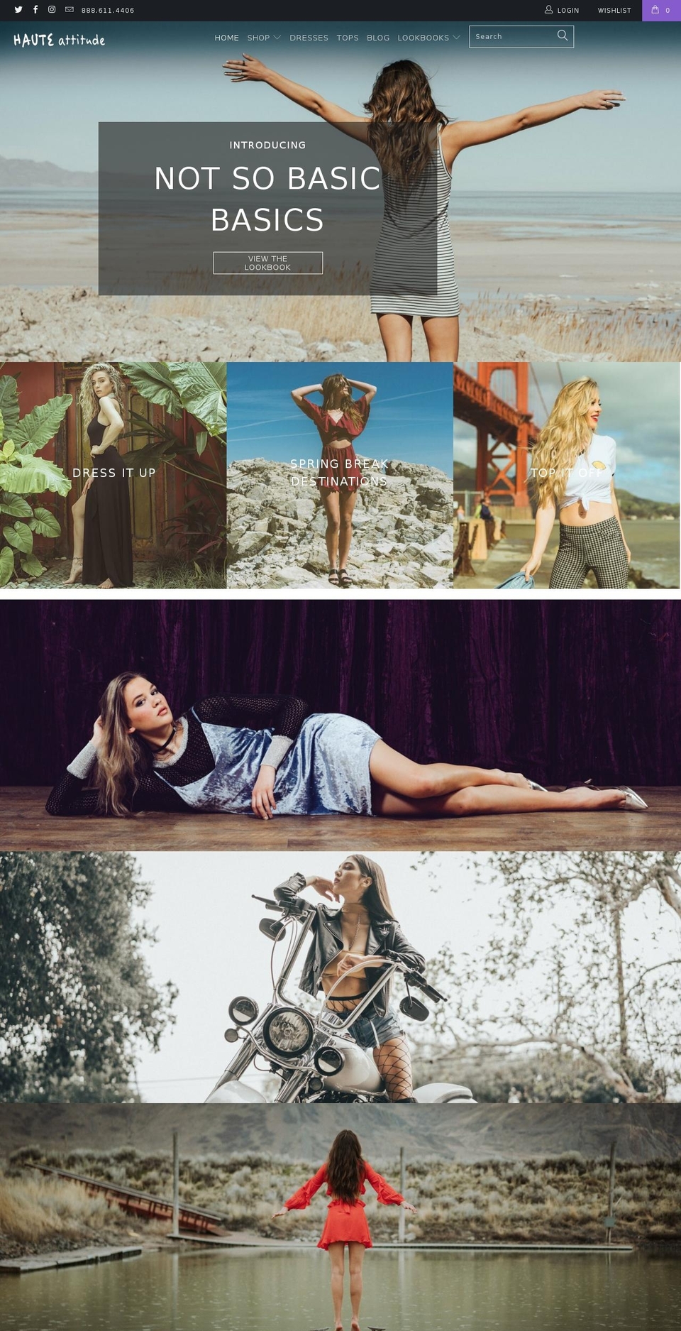 hauteattitude.com shopify website screenshot