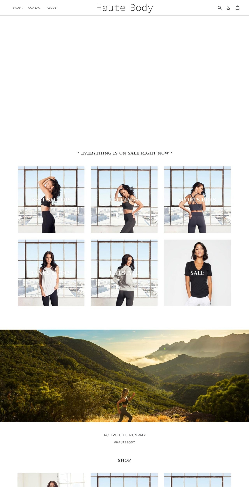 hautebody Shopify theme site example hautebody.co