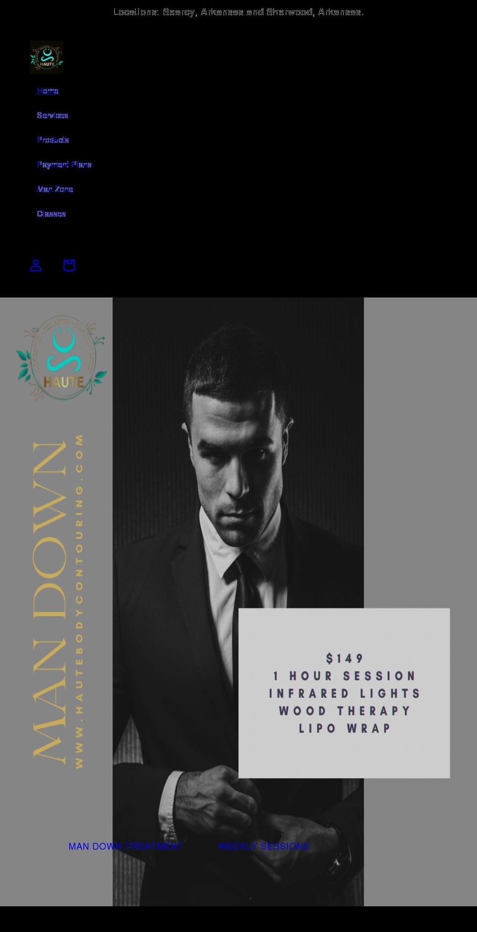 hautebodycontouring.com shopify website screenshot