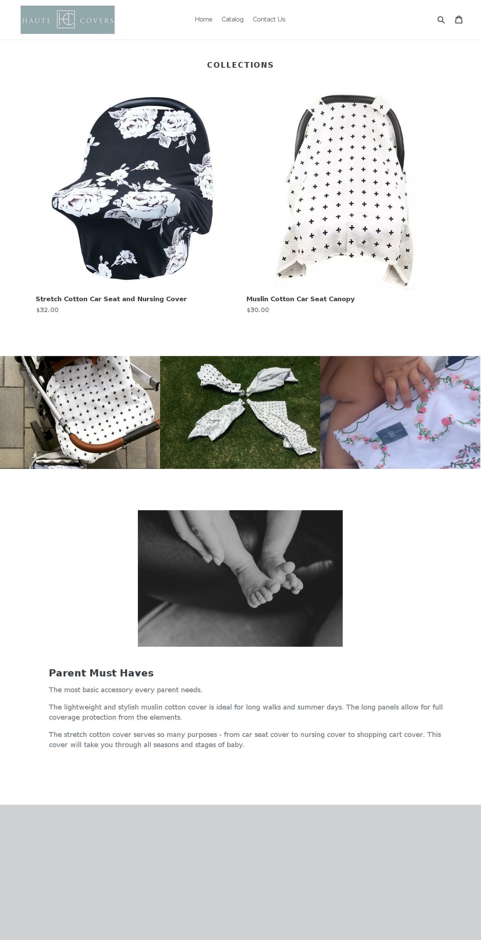 hautecovers.com — Shopify storefront screenshot