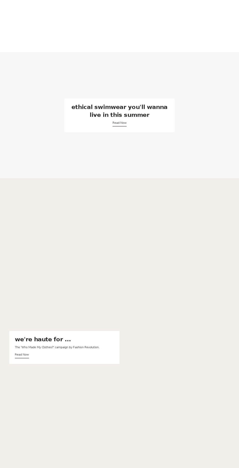 hauteecology.com — Shopify storefront screenshot