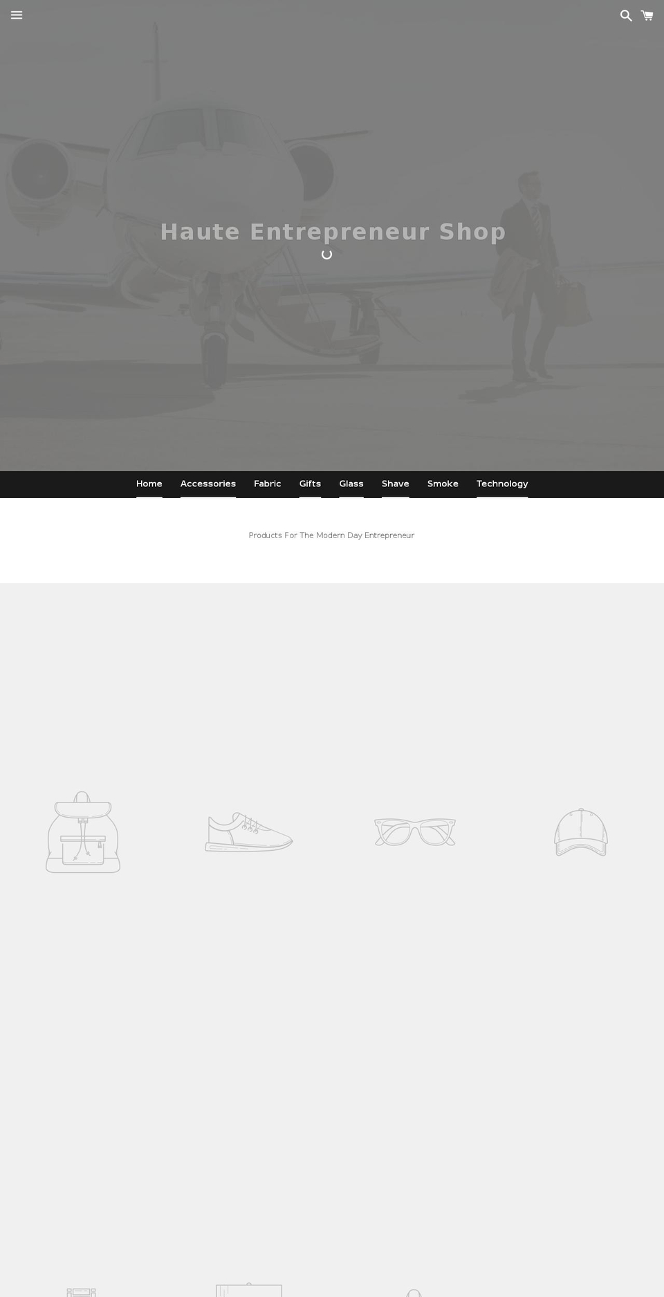 hauteentrepreneurshop.com — Shopify storefront screenshot