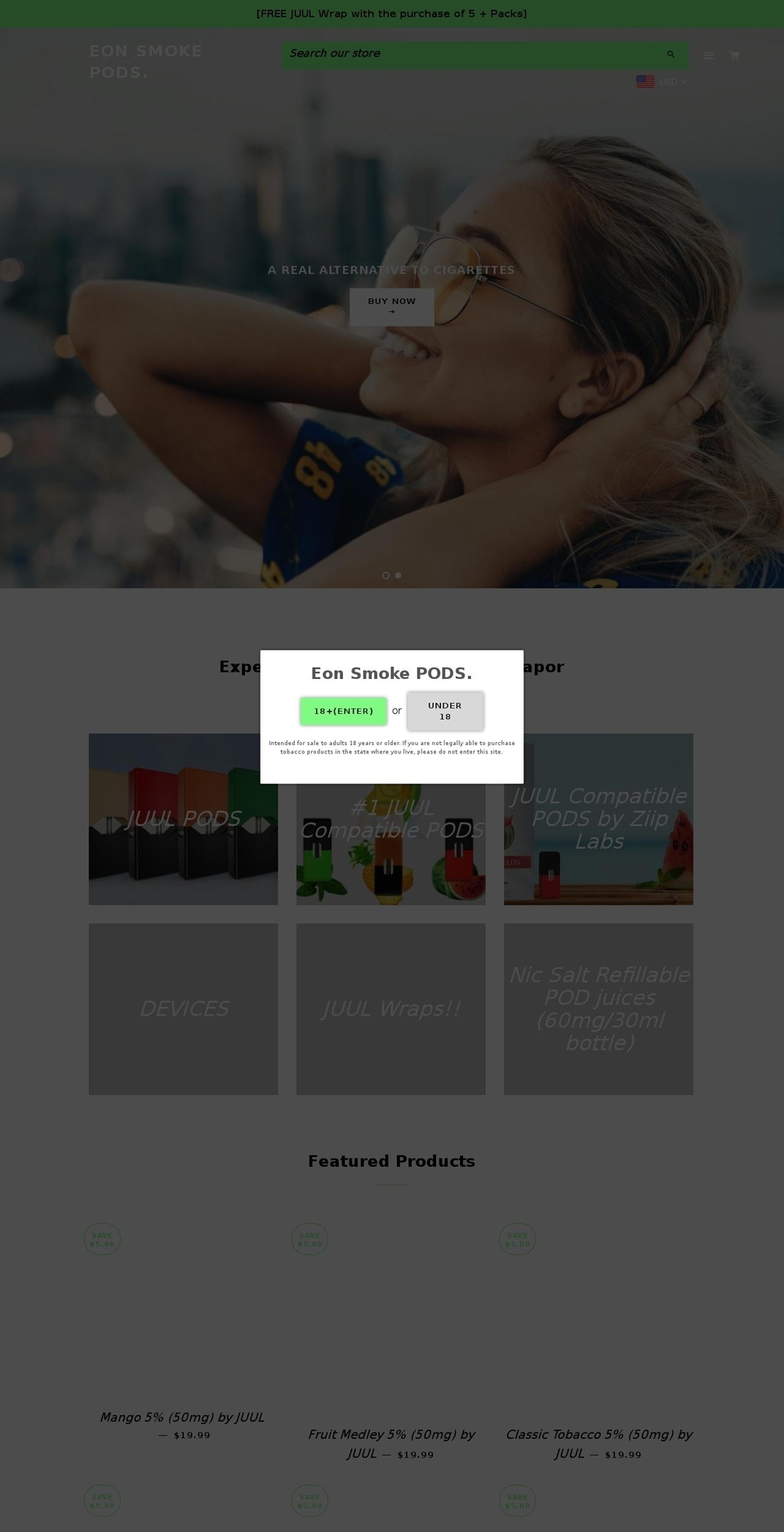 hautehempco.com — Shopify storefront screenshot