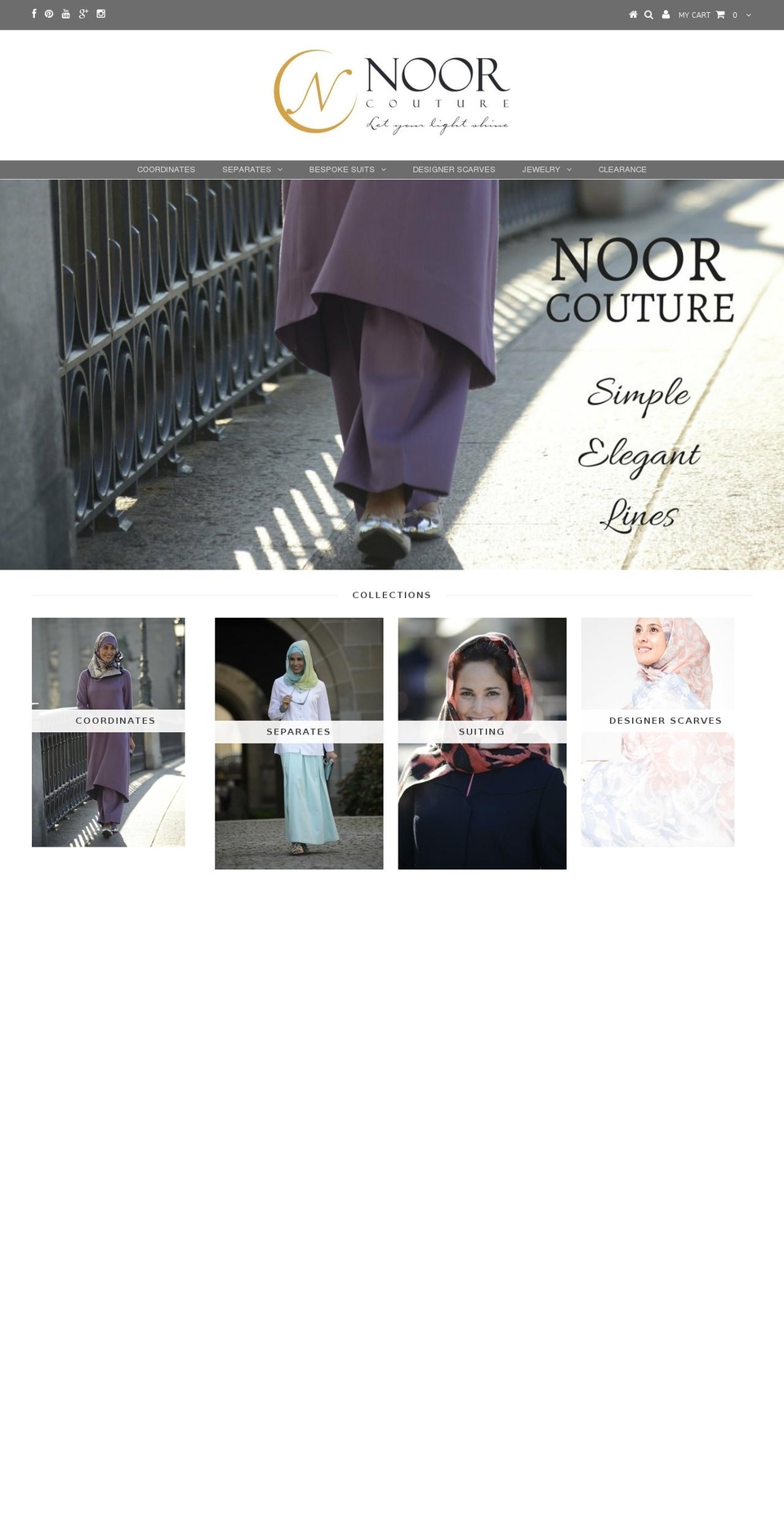 hautehijabcouture.com — Shopify storefront screenshot