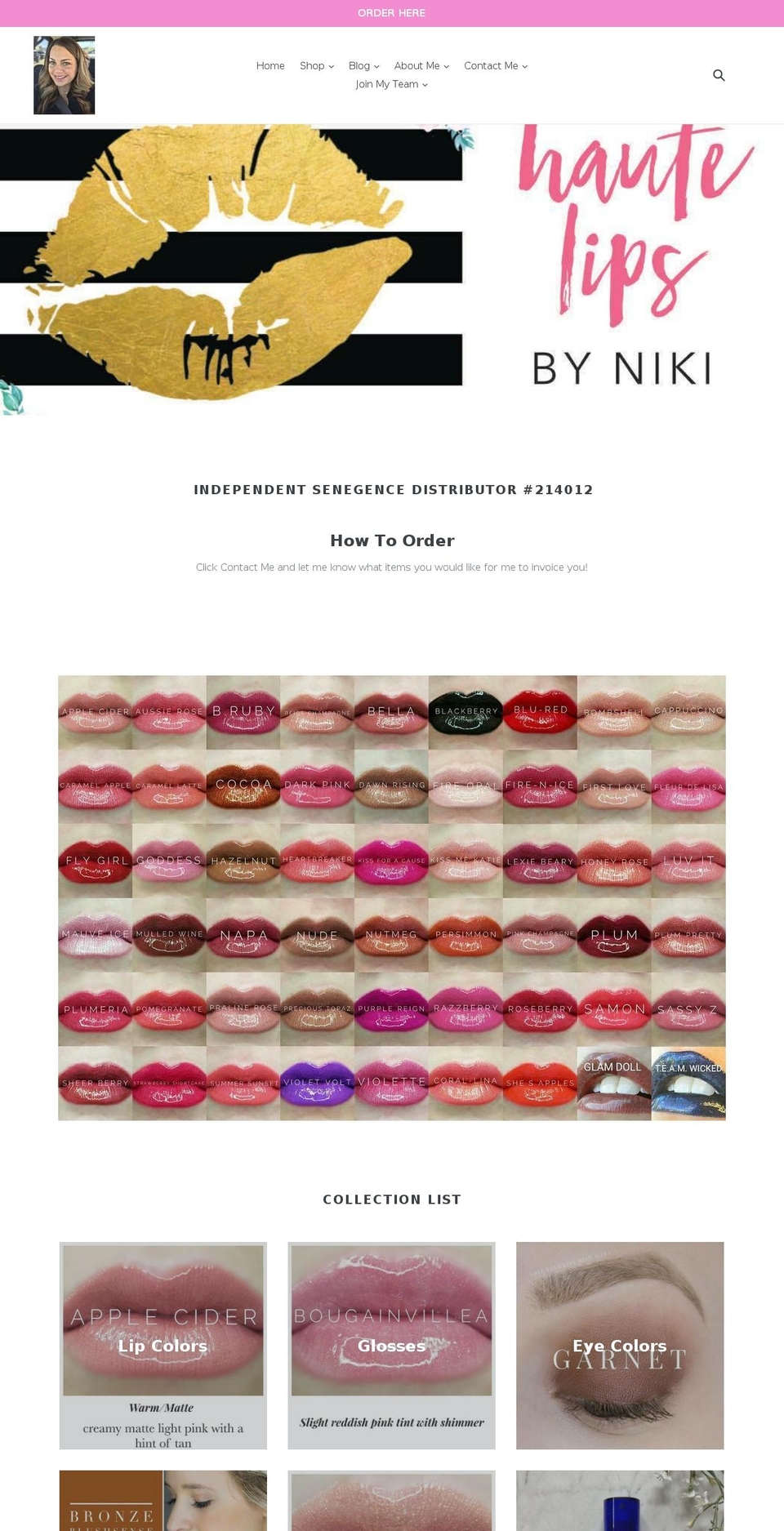 hautelipsbyniki.com — Shopify storefront screenshot