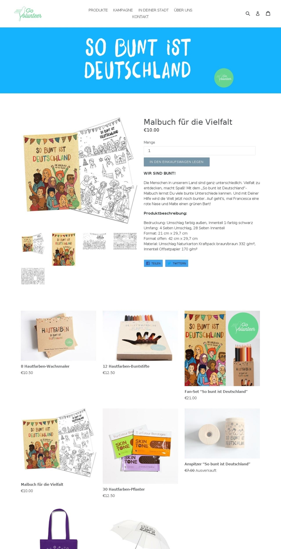 hautfarben-buntstifte.de shopify website screenshot