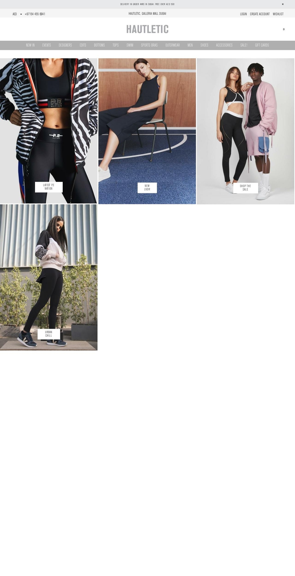 hautletic.com shopify website screenshot