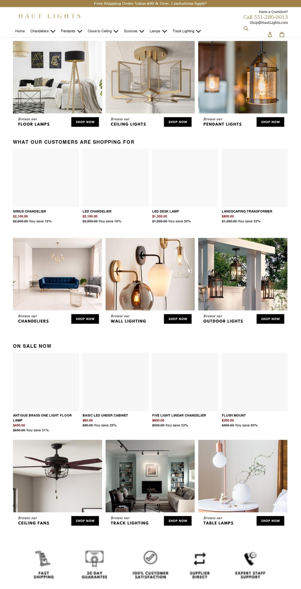 New-dsl-theme- Shopify theme site example hautlights.com