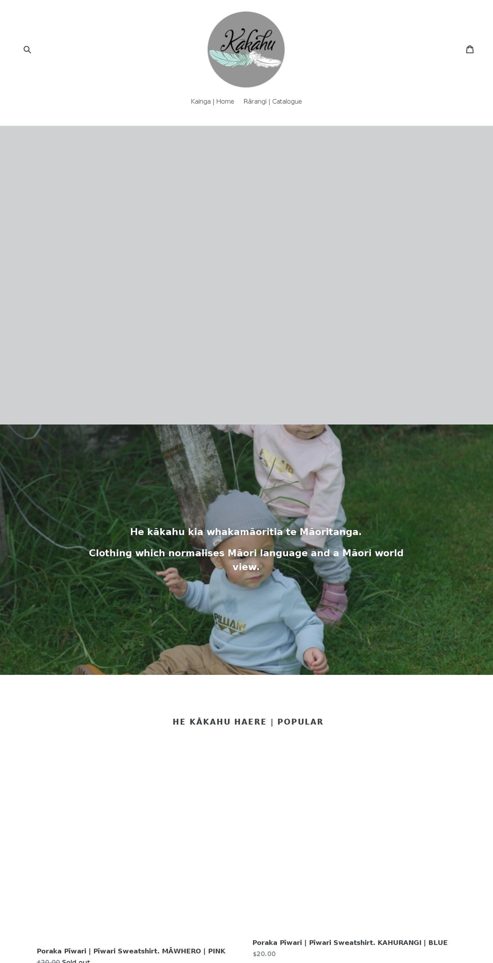 haututu.com shopify website screenshot