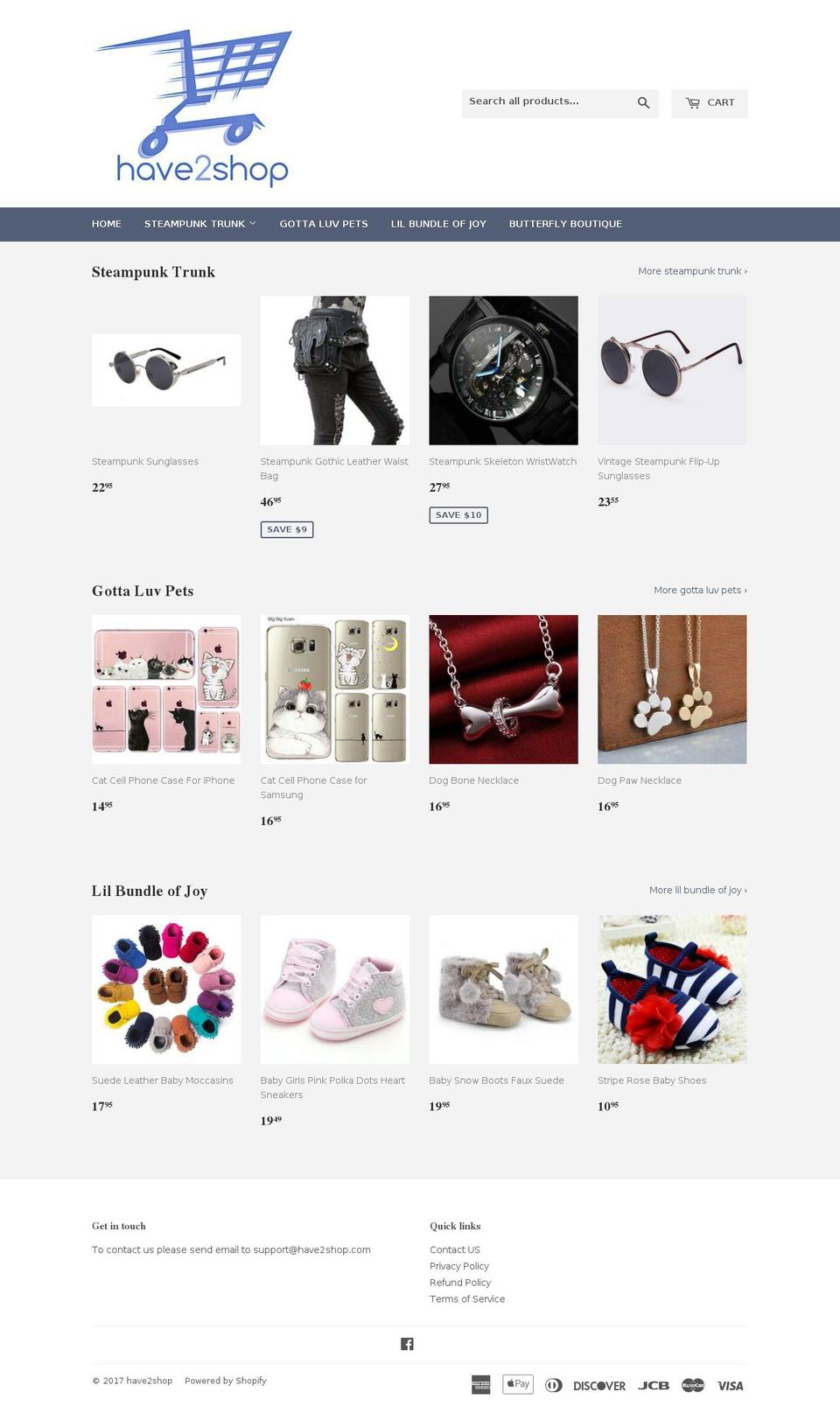 have2shop.com shopify website screenshot