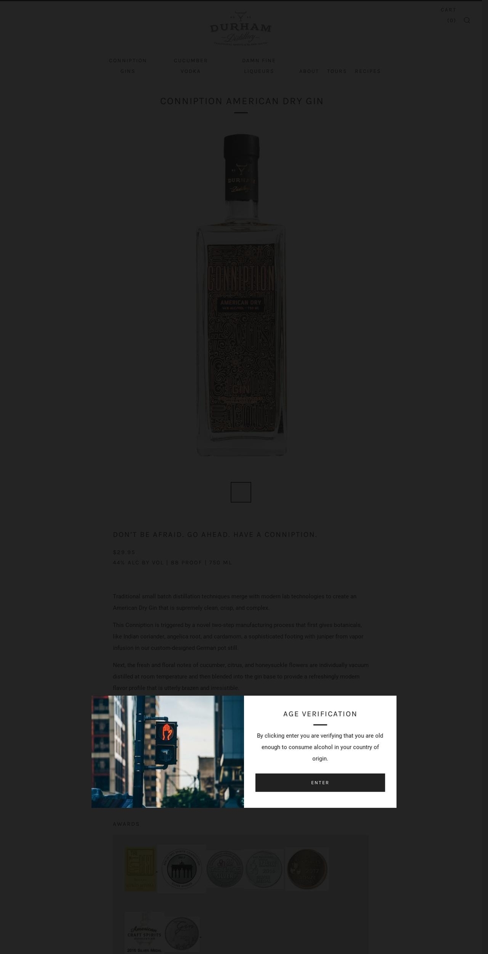 haveaconniption.com — Shopify storefront screenshot