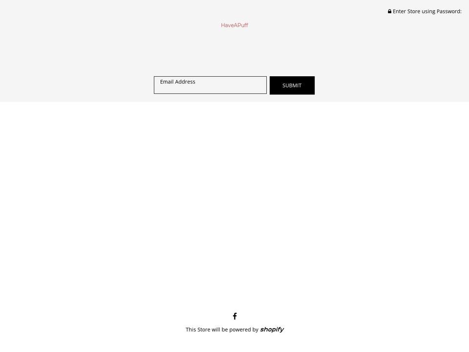 haveapuff.com — Shopify storefront screenshot