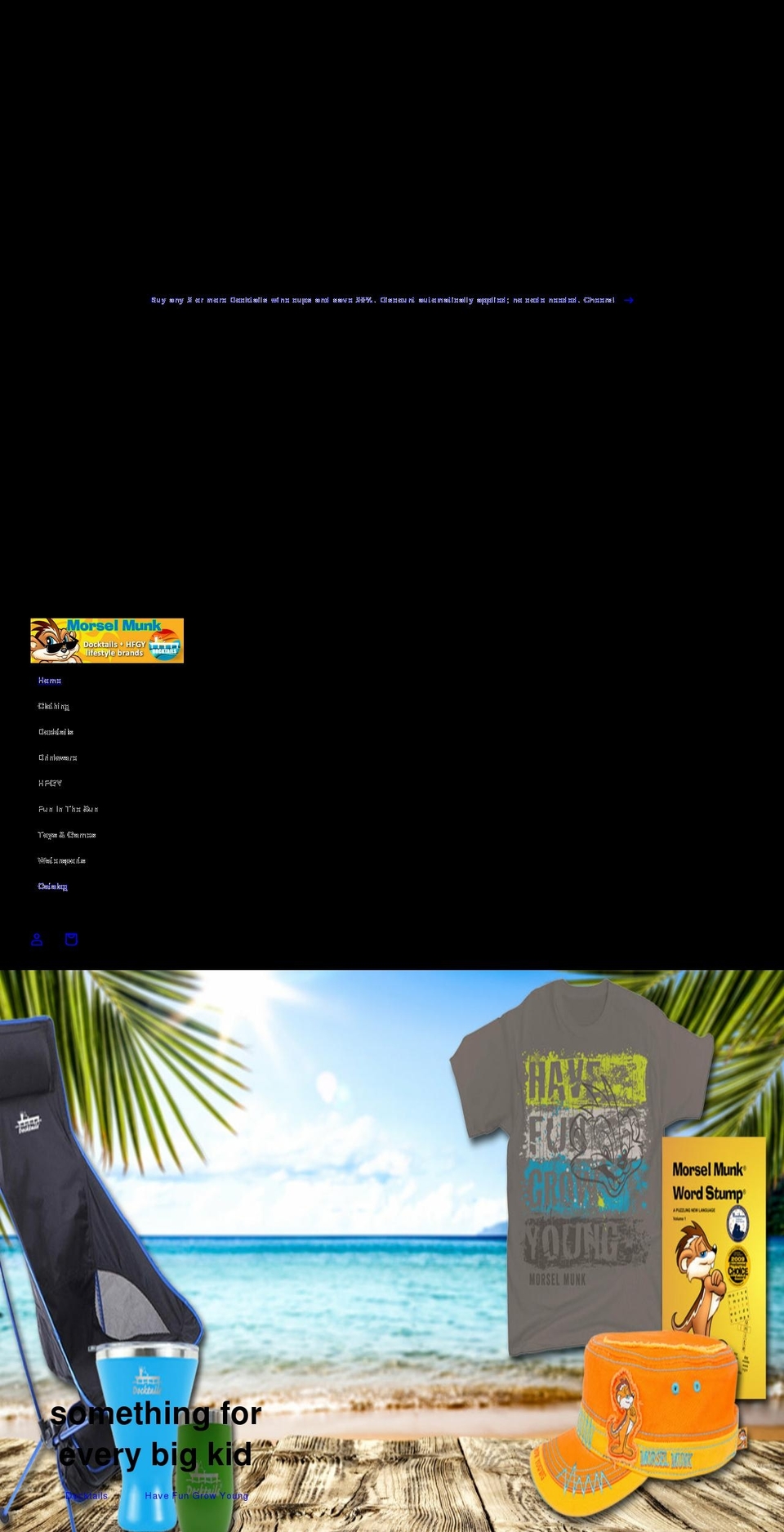 havefungrowyoung.com shopify website screenshot