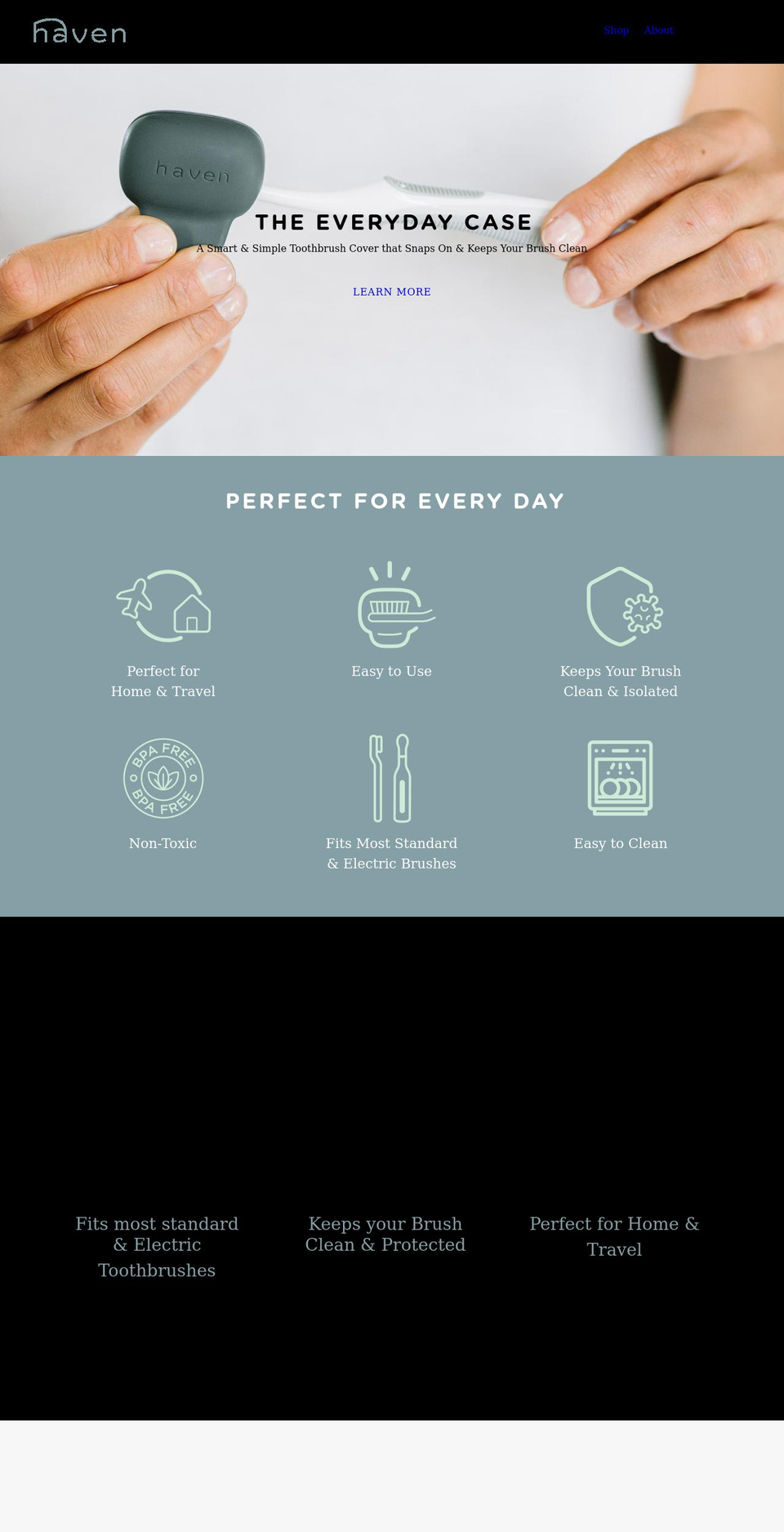 havencases.com shopify website screenshot