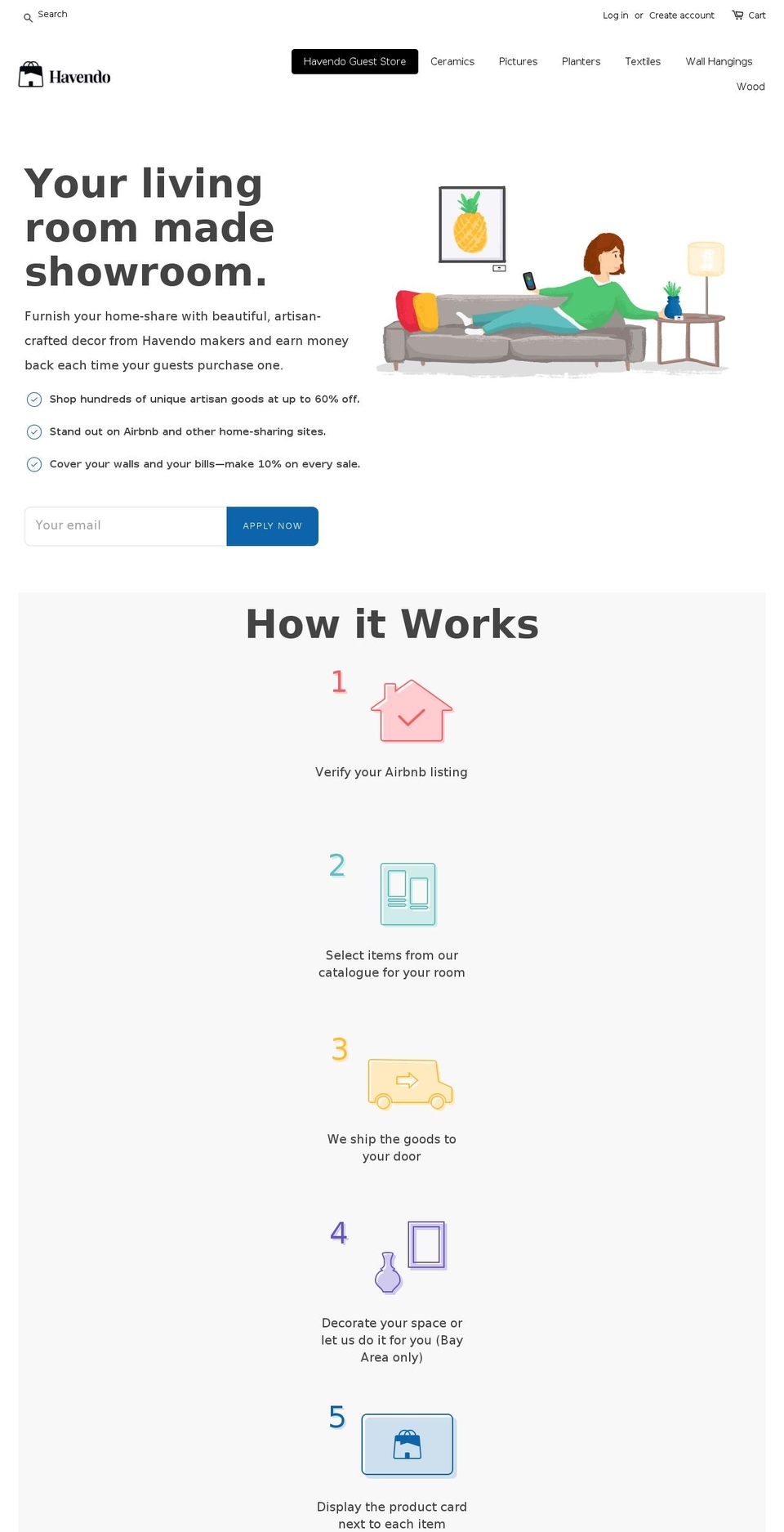 havendo.com — Shopify storefront screenshot