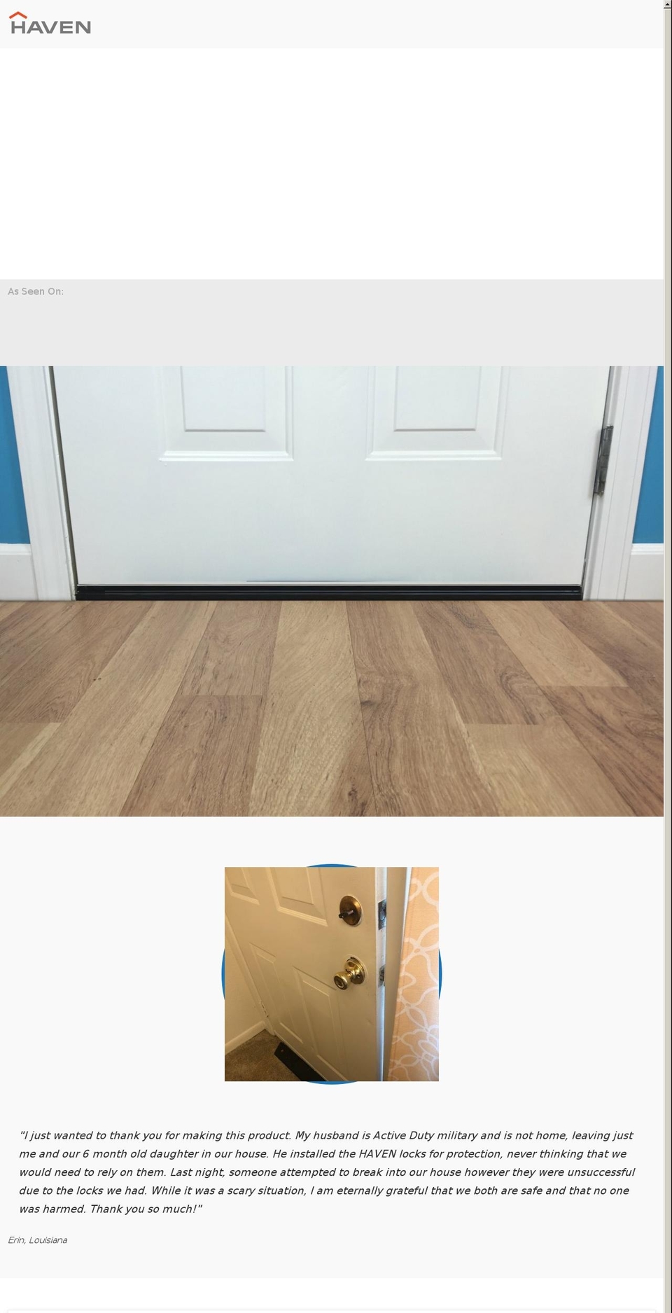 havenlock.org shopify website screenshot