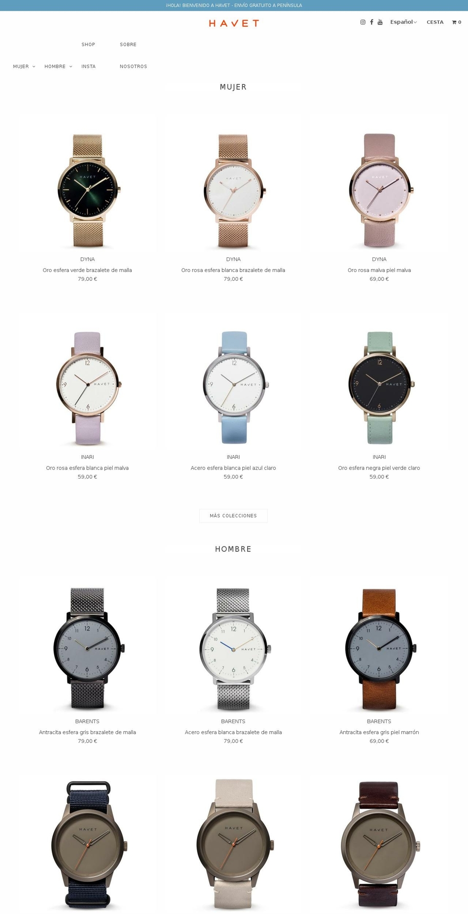 havet.com — Shopify storefront screenshot