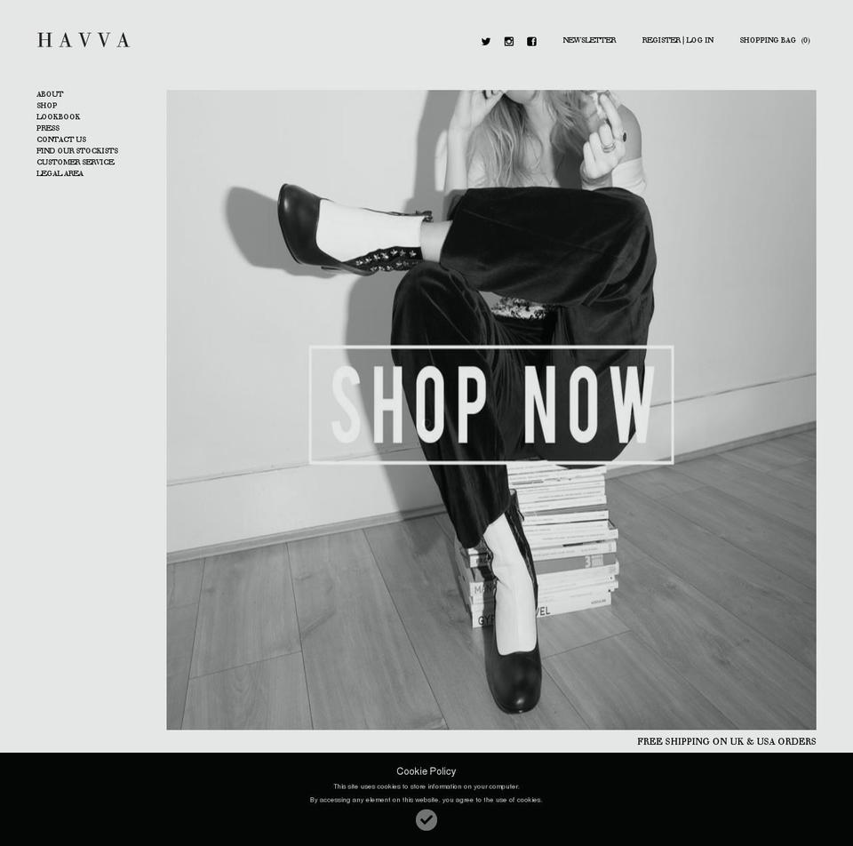 havvamustafa.com shopify website screenshot