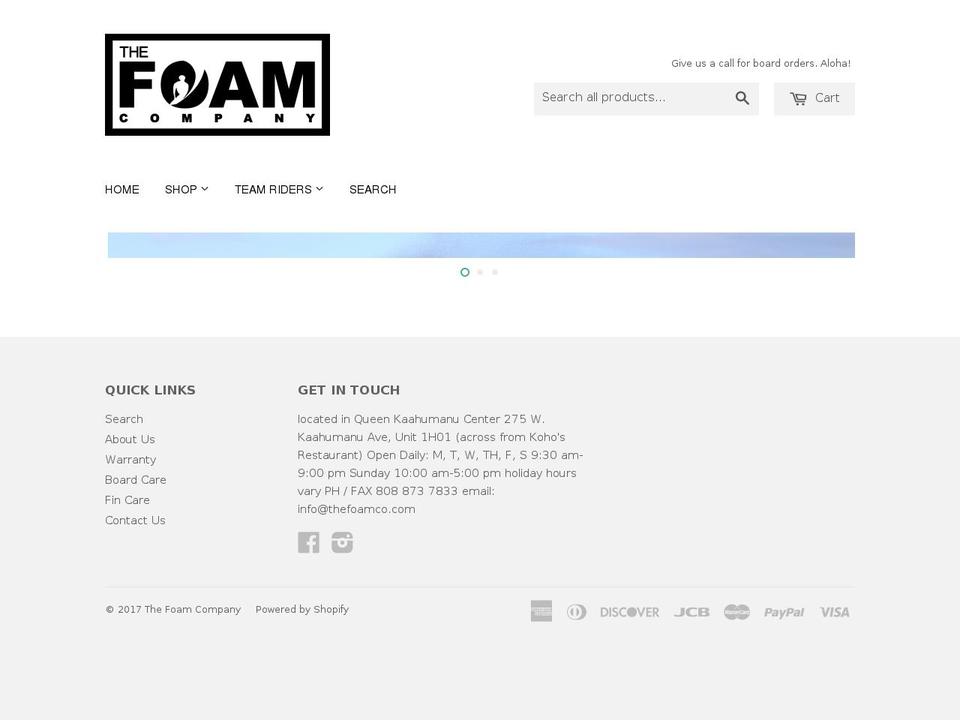hawaiianbodyboarding.com shopify website screenshot