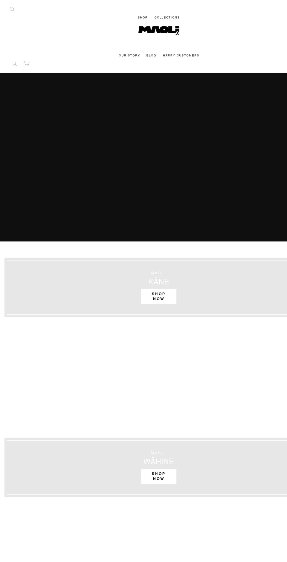 hawaiimaoli.com shopify website screenshot
