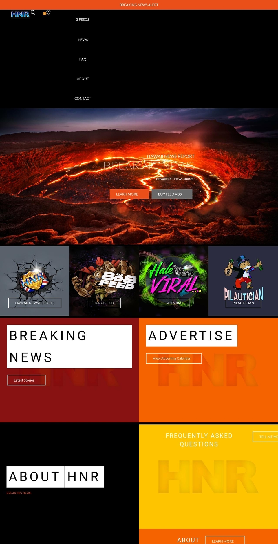 hawaiinewsreport.net shopify website screenshot
