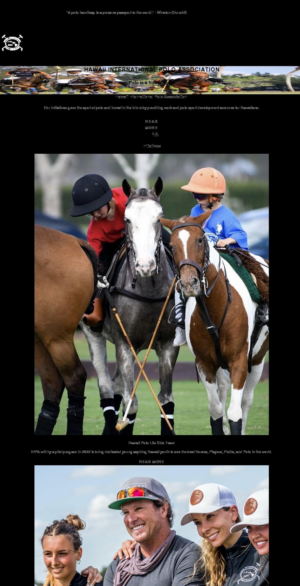 hawaiipoloassn.org shopify website screenshot