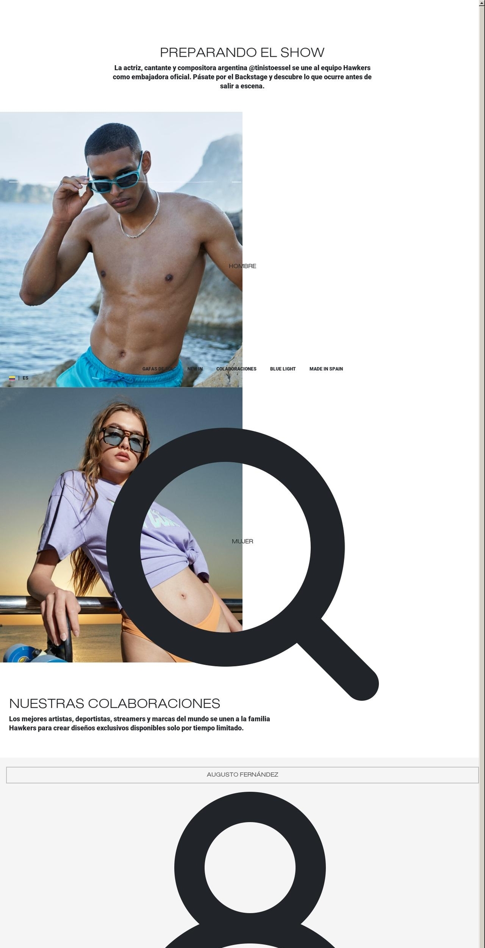 hawkerscolombia.co shopify website screenshot