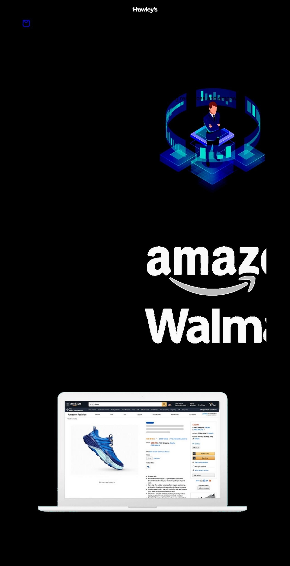 hawleys.com shopify website screenshot