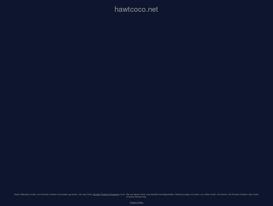 hawtcoco.net shopify website screenshot