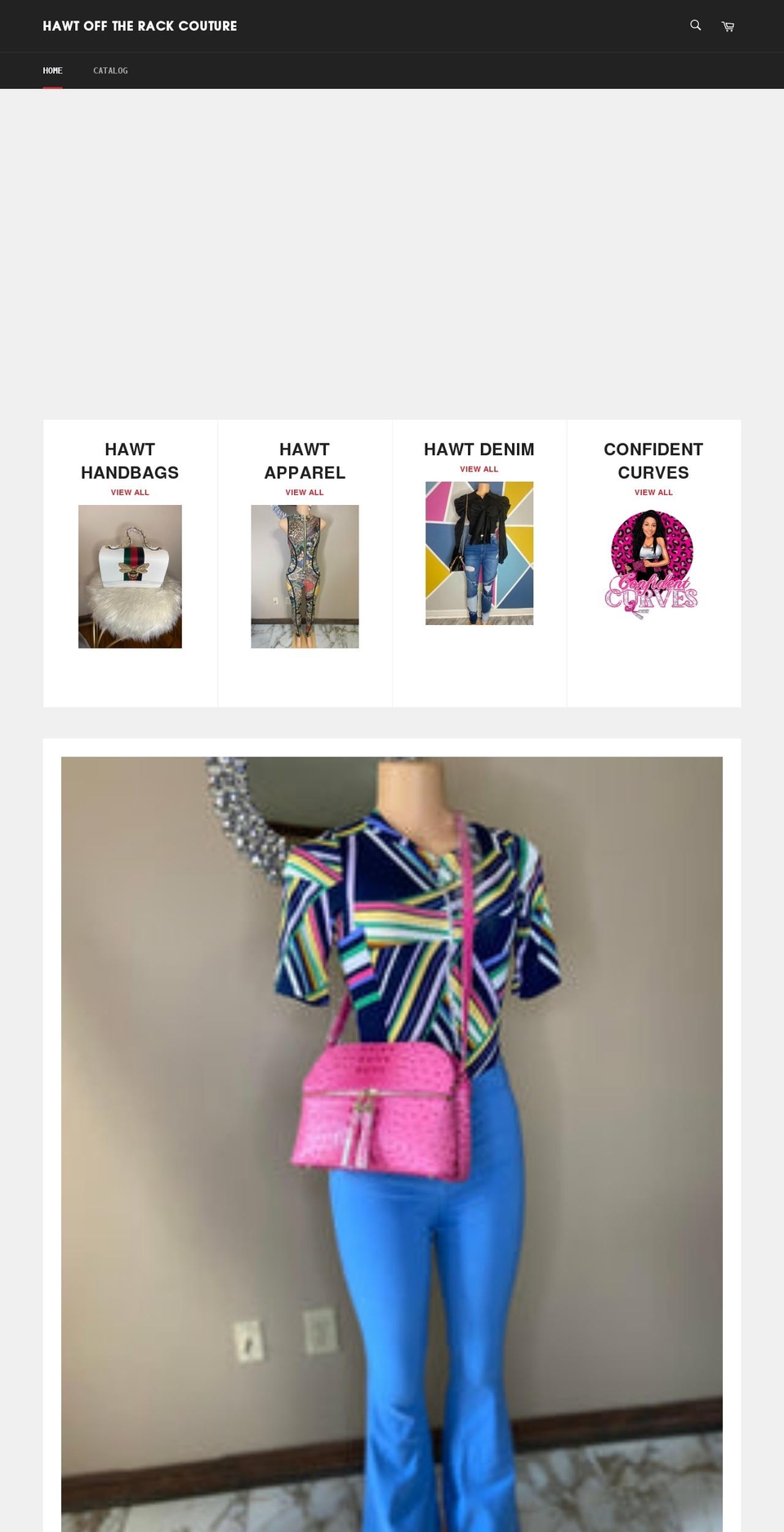 hawtcouture.com shopify website screenshot