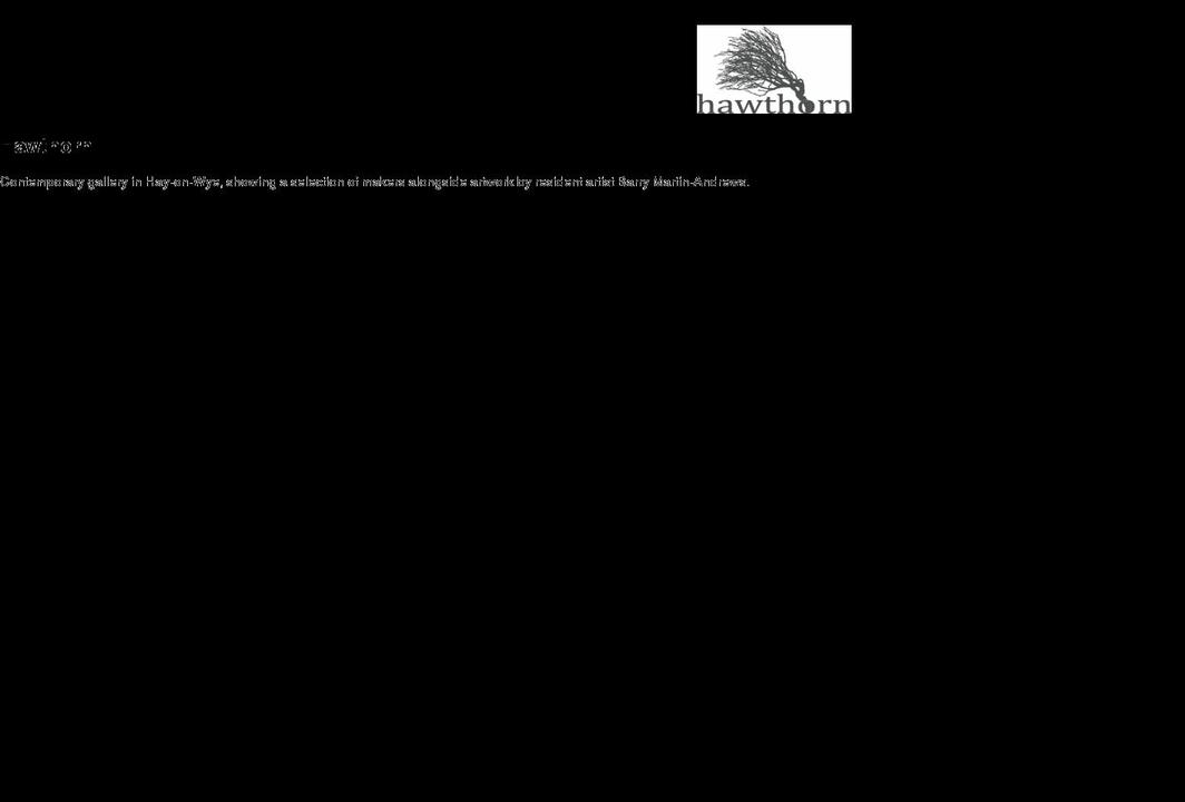 hawthorngallery.co.uk shopify website screenshot