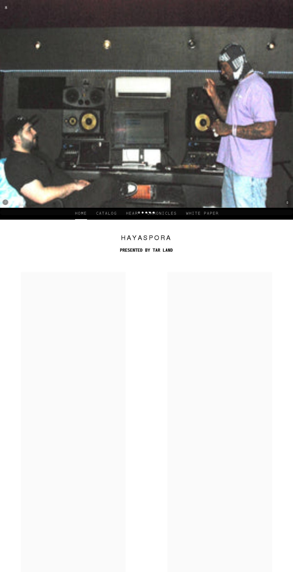 hayaspora.com shopify website screenshot