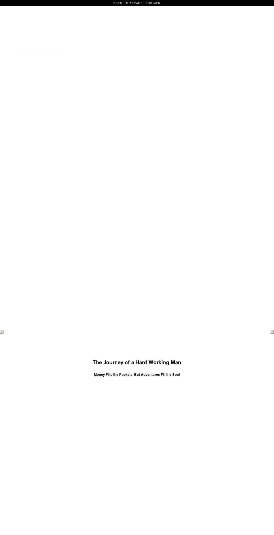 haybroapparel.com — Shopify storefront screenshot