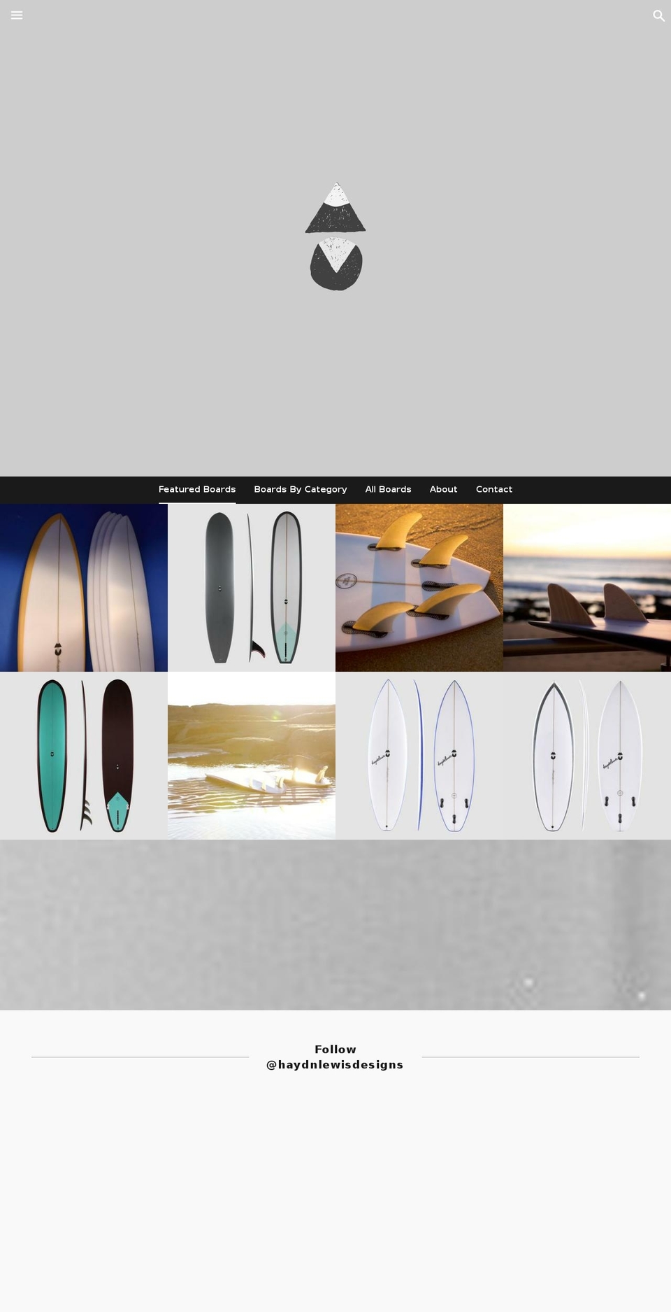 haydnlewisdesigns.com shopify website screenshot