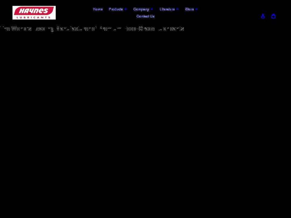 haynesmfg.com shopify website screenshot