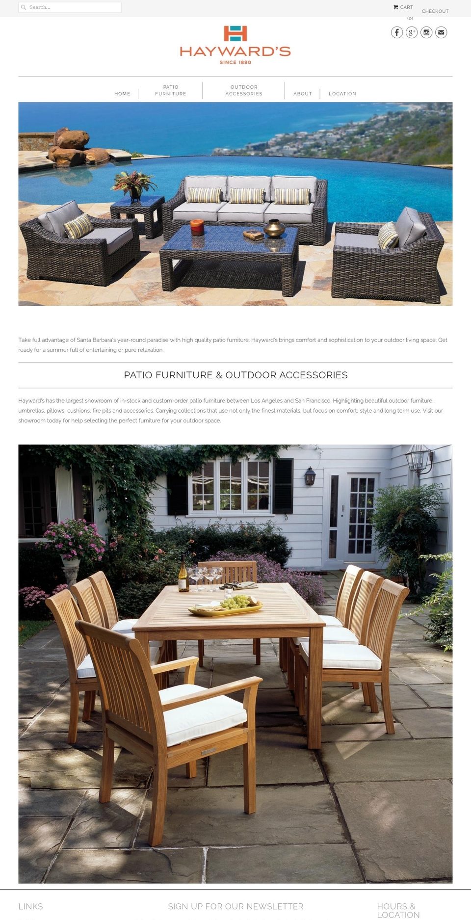 haywards.myshopify.com shopify website screenshot