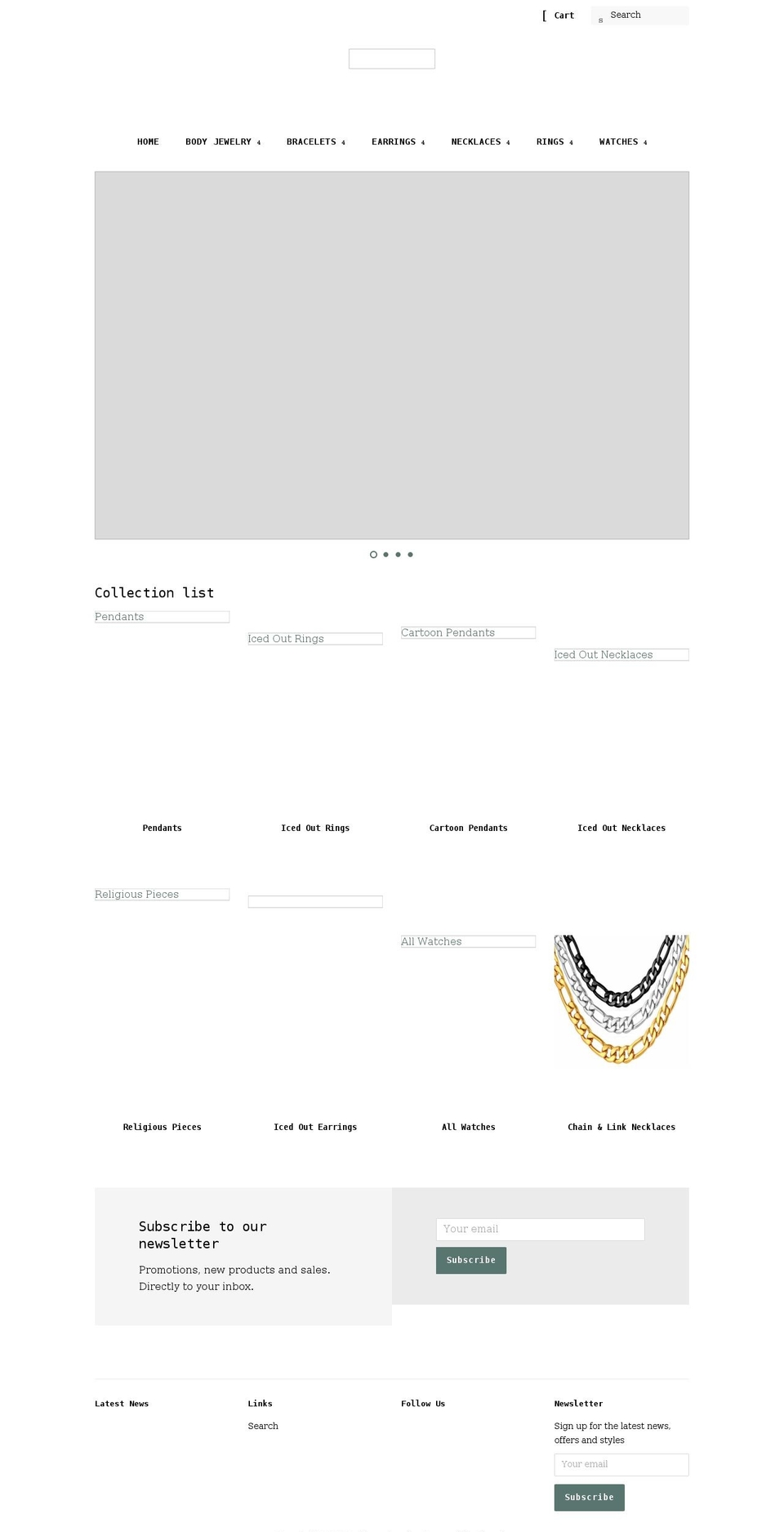 hazanjewelry.com shopify website screenshot
