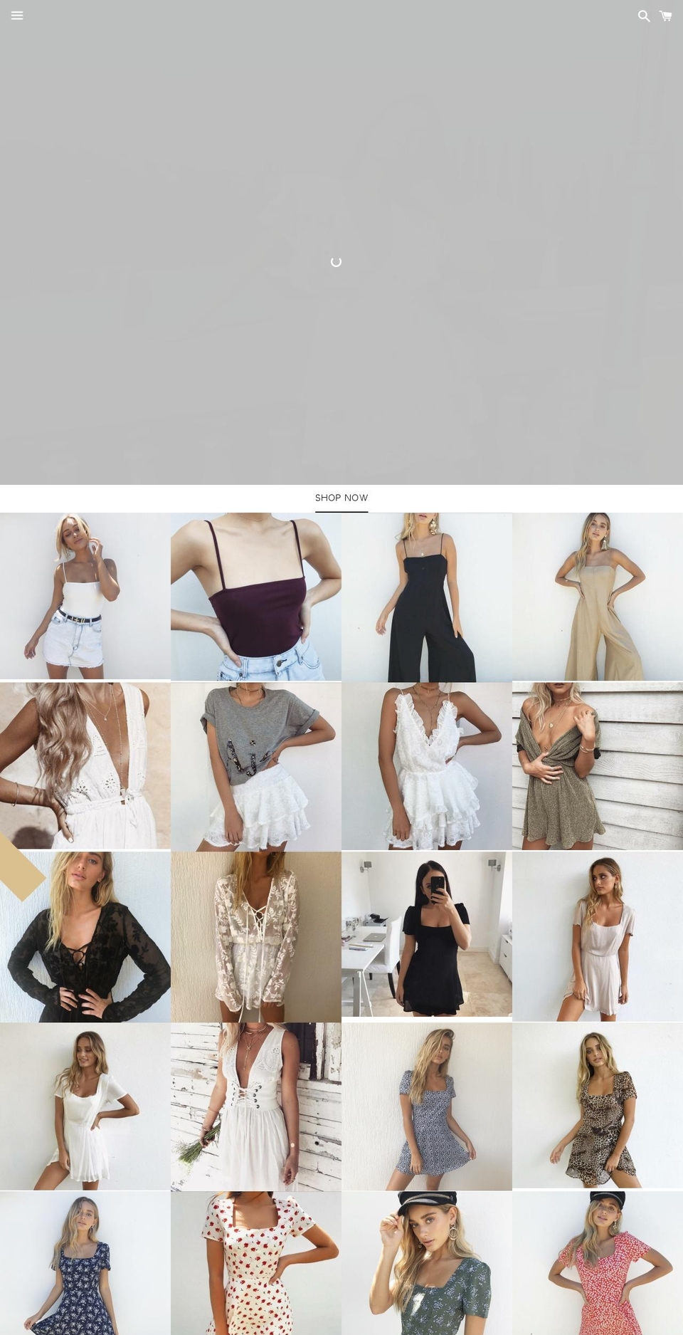 hazelthelabel.com — Shopify storefront screenshot