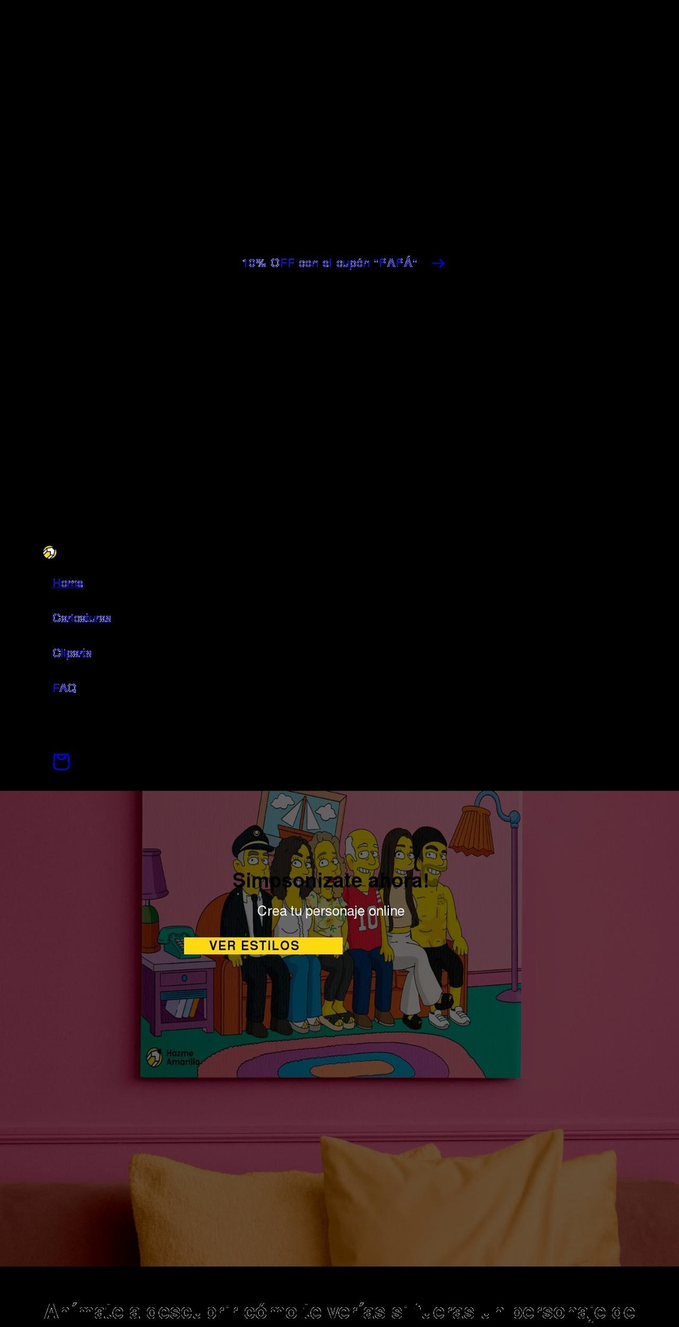 hazmeamarillo.com shopify website screenshot