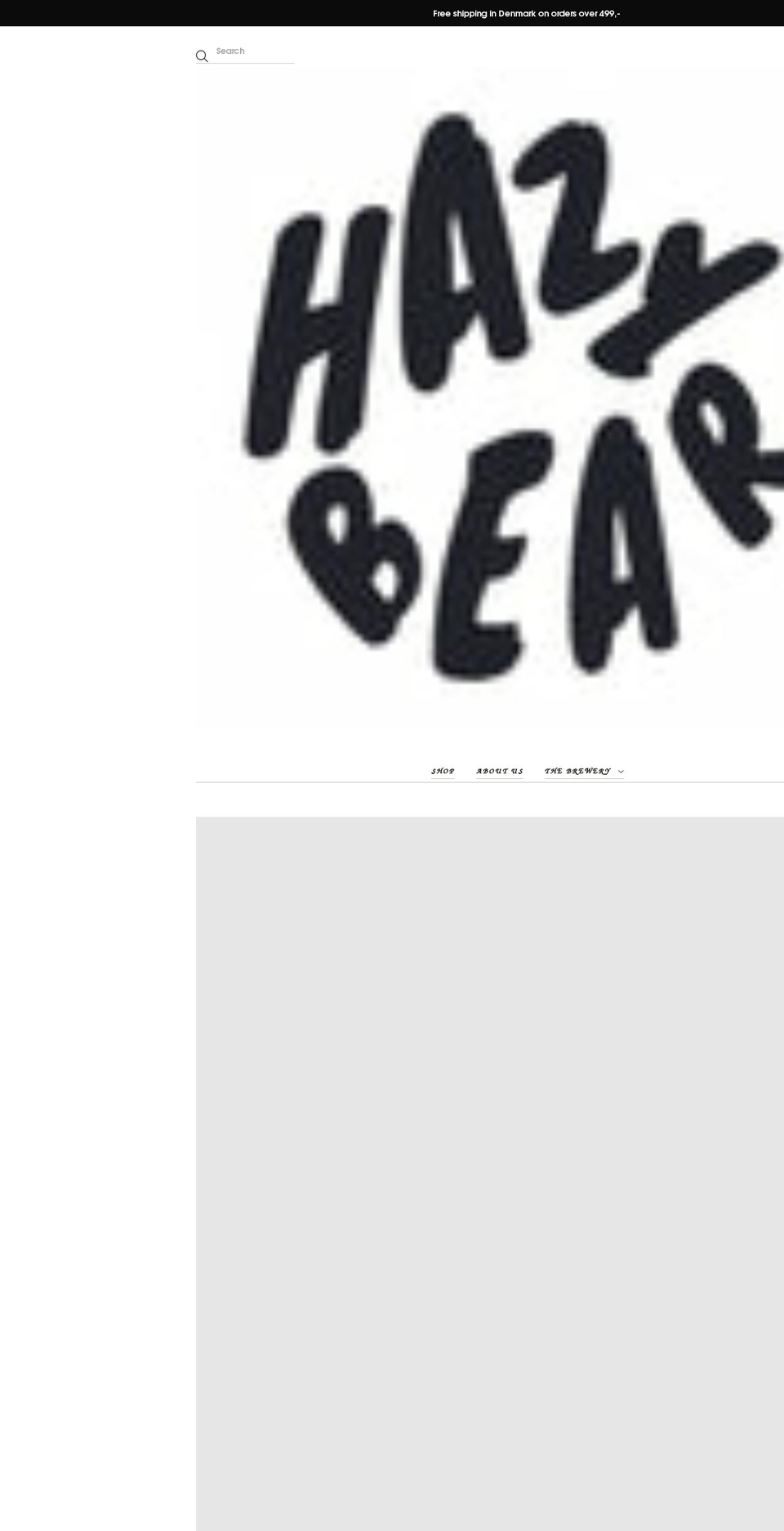 hazybear.com shopify website screenshot