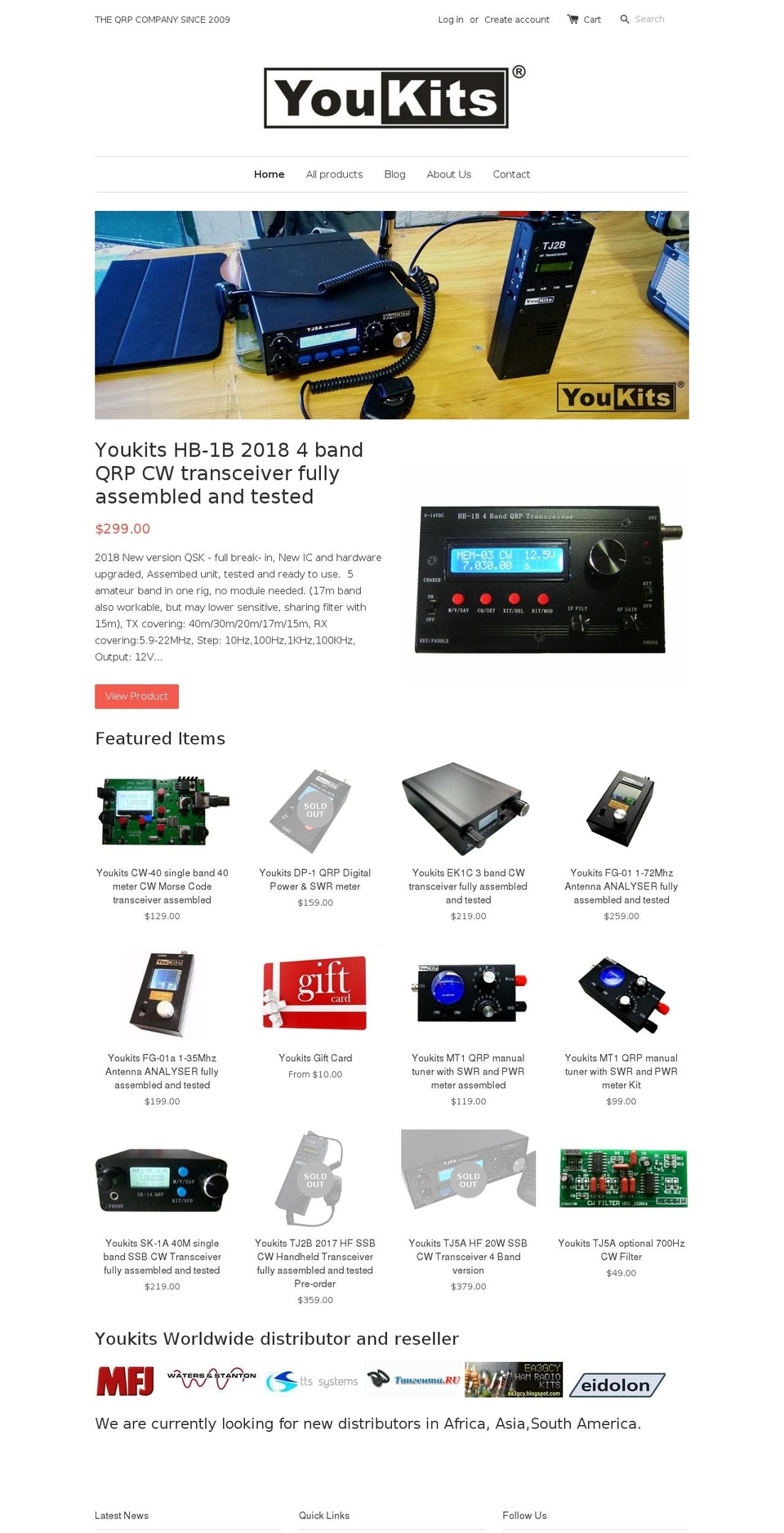 hb1b.com — Shopify storefront screenshot