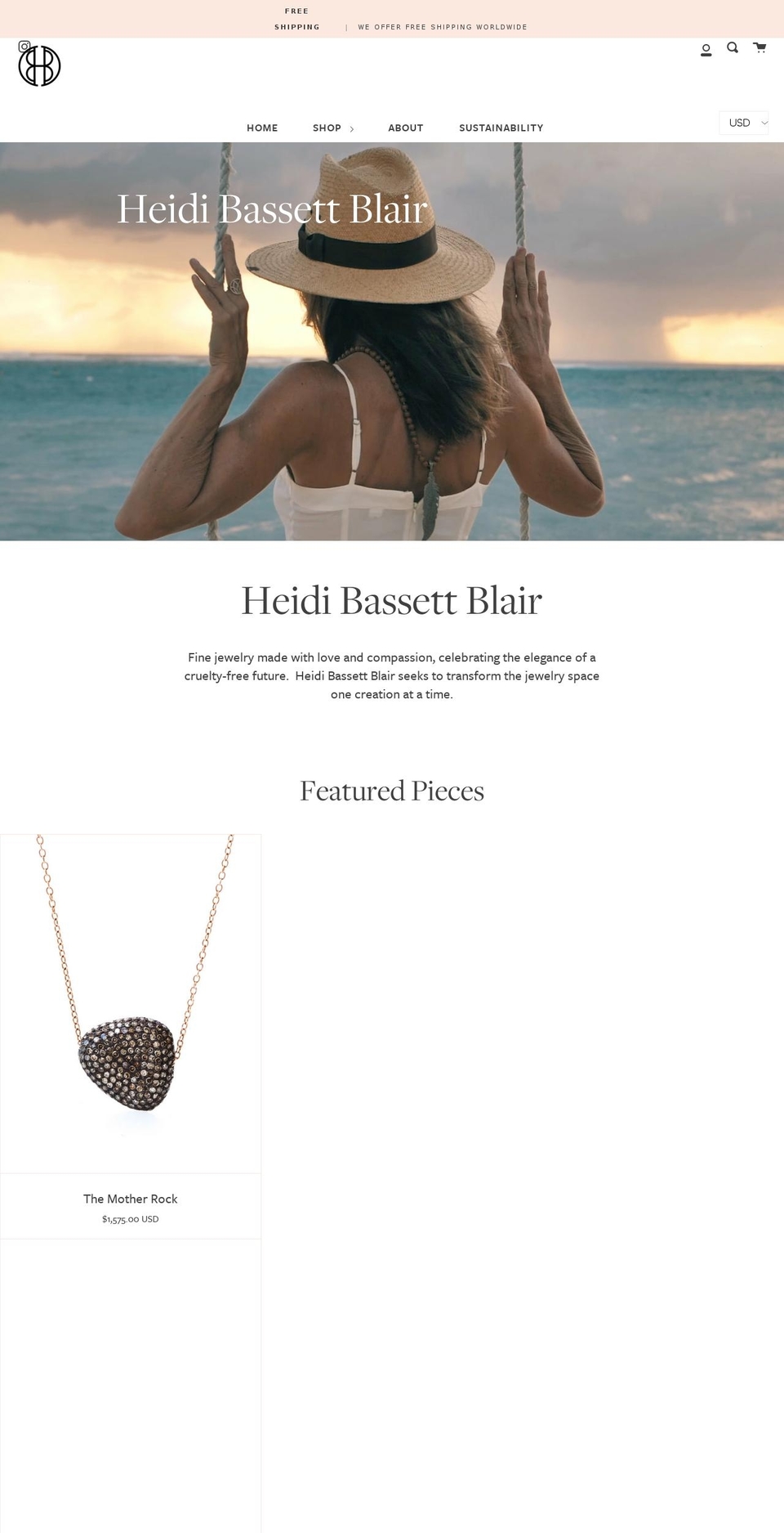 hbbdesign.com shopify website screenshot