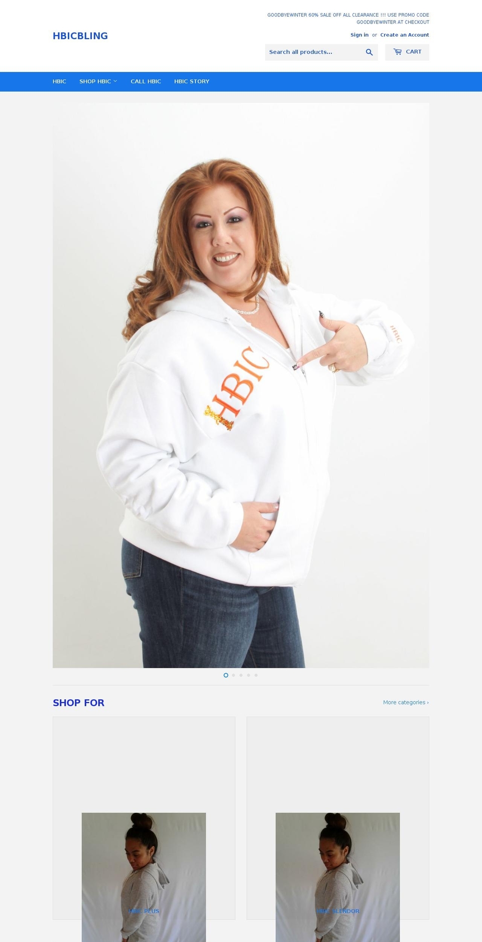 hbicstatus.com shopify website screenshot