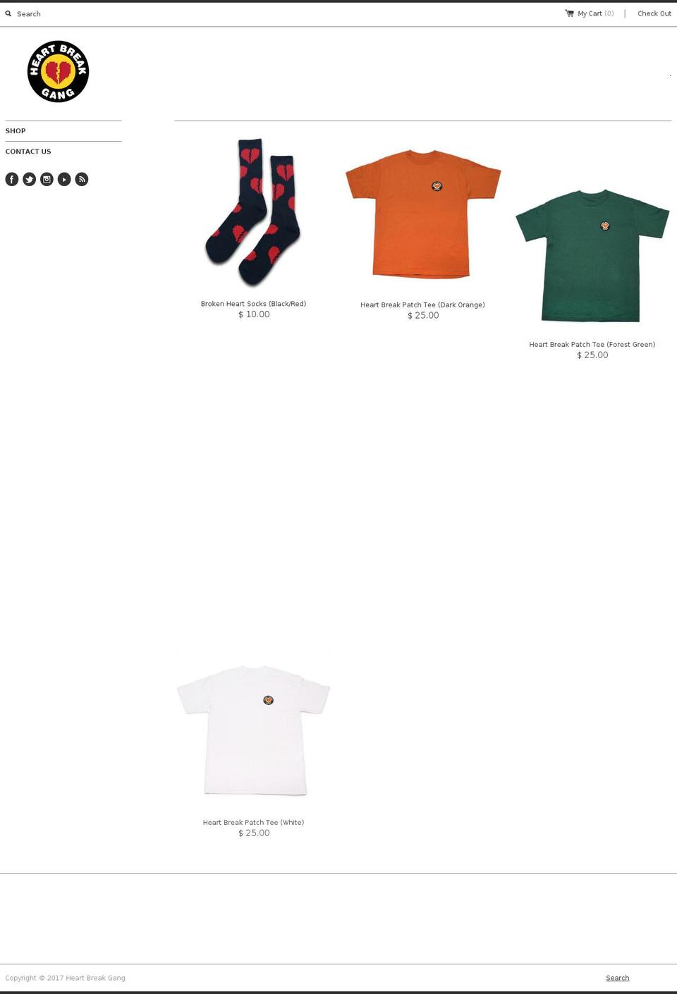 hbkgoods.com shopify website screenshot