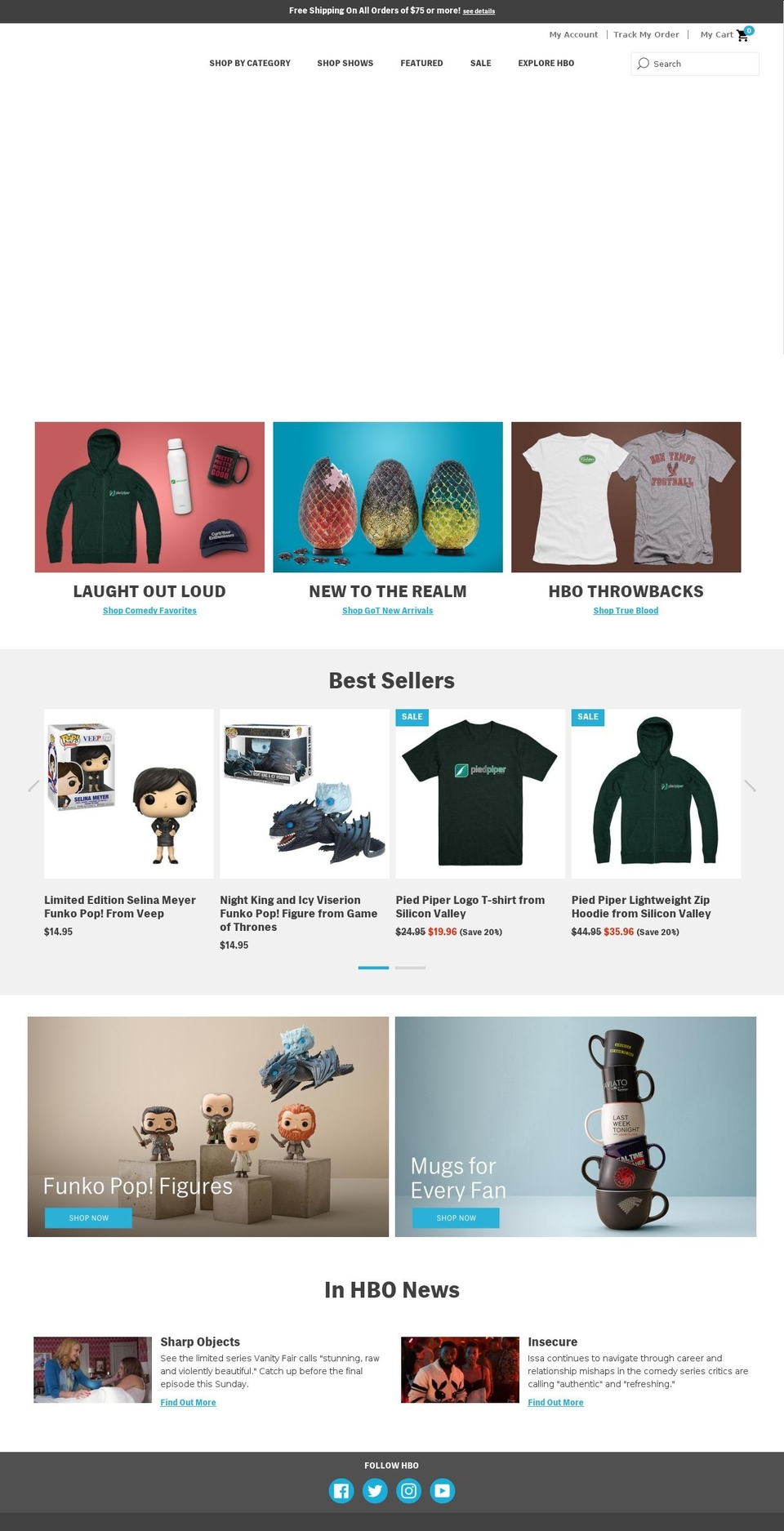 HBO [production-BTS+Insecure] Shopify theme site example hboshop.com